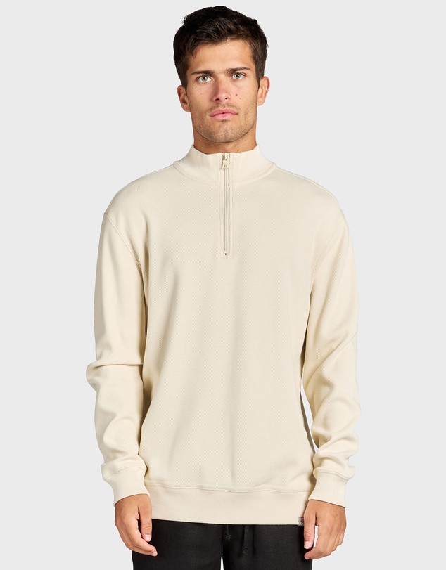 Academy Brand - Perry LS Waffle 1/4 Zip