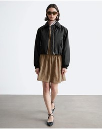 & Other Stories - Cropped Bomber Jacket
