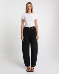 Madison The Label - Cora Barrel Jeans