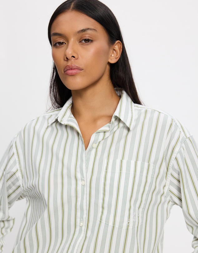 R.M.Williams - Hopeland Poplin Stripe Shirt