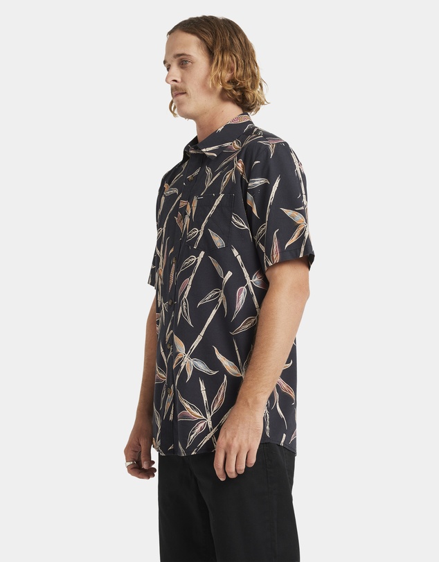 Volcom - Mens Scaler Stone Woven Short Sleeve Shirt