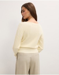 The Fated - Miles Boat Neck Top