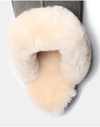 EVERAU - EverAU Ugg Muffin Slipper Suede Cow Suede Upper House Shoes