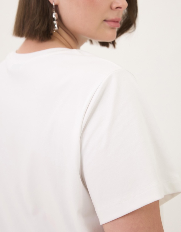 Atmos&Here Curvy - Cotton Slim T-Shirt