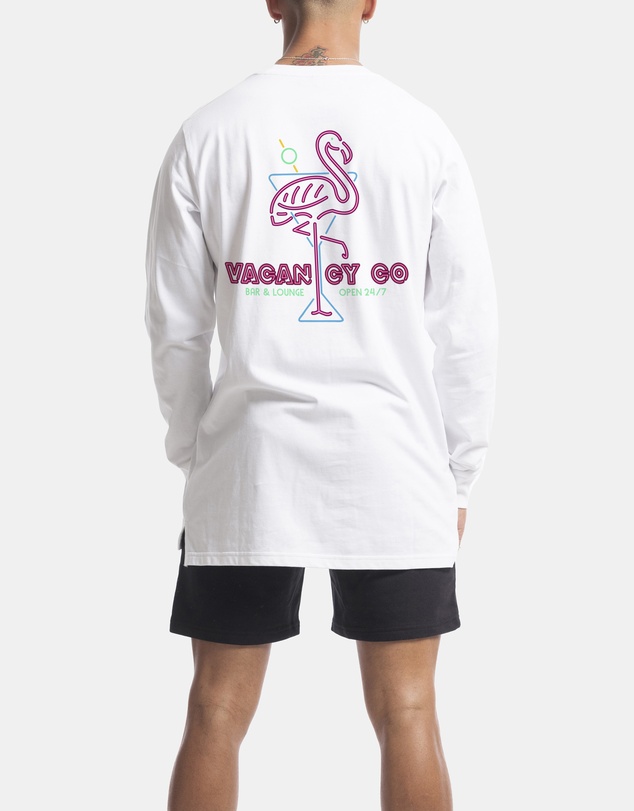 Vacancy Co - Flamingo Club Long Sleeve Tee