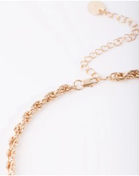 Lovisa - Gold Plated 60cm Thick Rope Necklace