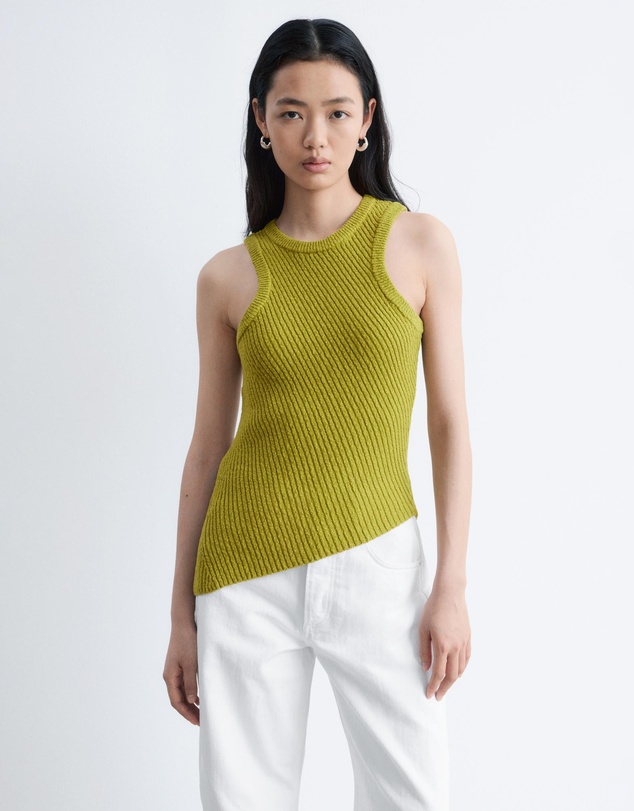 & Other Stories - Asymmetric Rib-Knit Tank