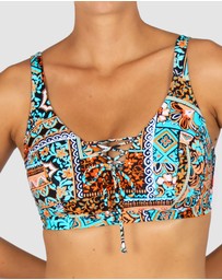 Baku Swimwear - Tulum E-F-G Cup Lace Up Bikini Bra Top