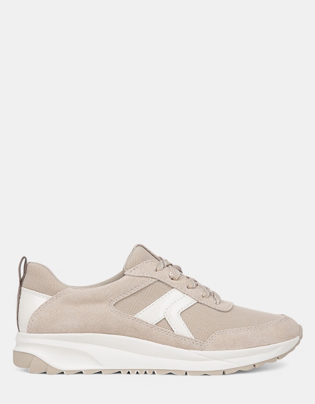 Naturalizer - Shay Jogger Lace-Up Sneaker - White/Beige