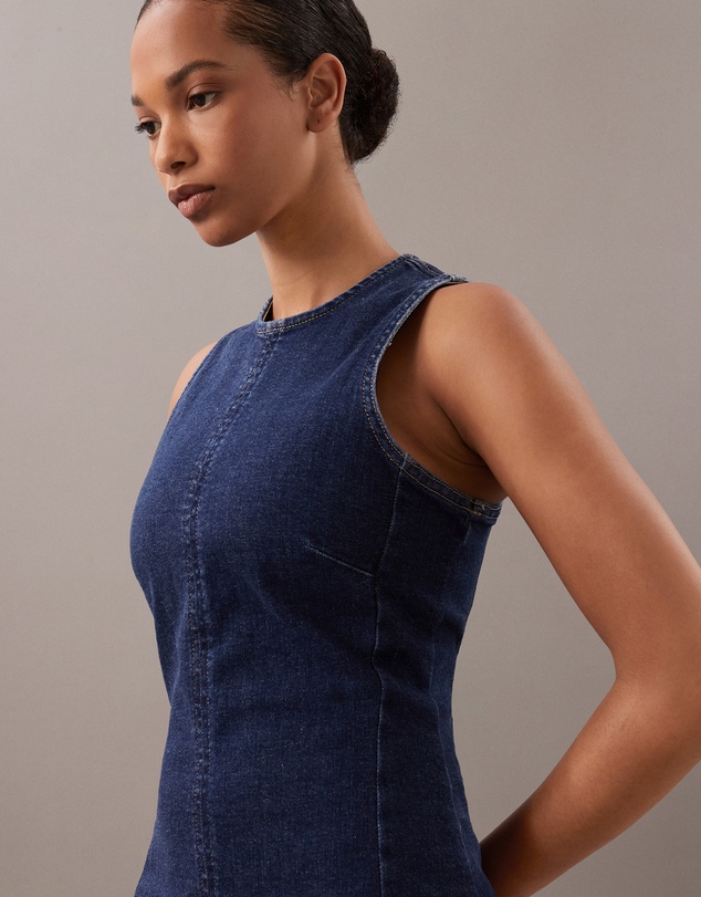 Calvin Klein Jeans - Denim Bodycon Mini Dress