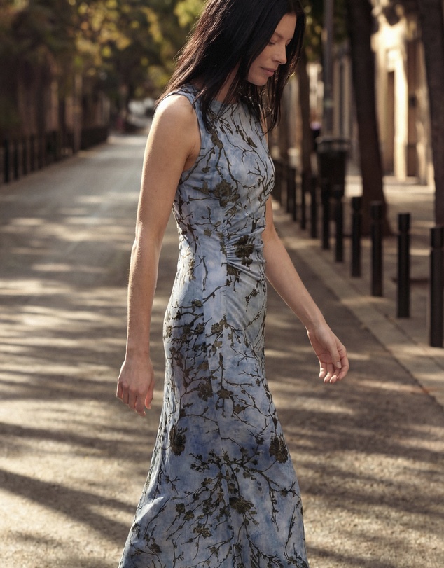 Desigual - Flocked Midi Dress