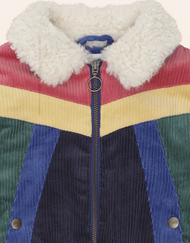 Huxbaby - Colour Block Cord Jacket - Babies-Kids