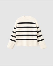 M.N.G - Knit Striped Sweater