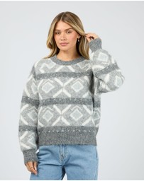 All About Eve - Zoia Knit Crew Charcoal