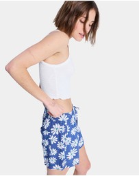 Roxy - Womens Lekeito Break High Beach Shorts