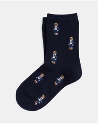 Polo Ralph Lauren - Polo Bear Crew Socks - Babies-Kids