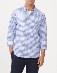 Van Heusen - Stretch Gingham Oxford Casual Shirt