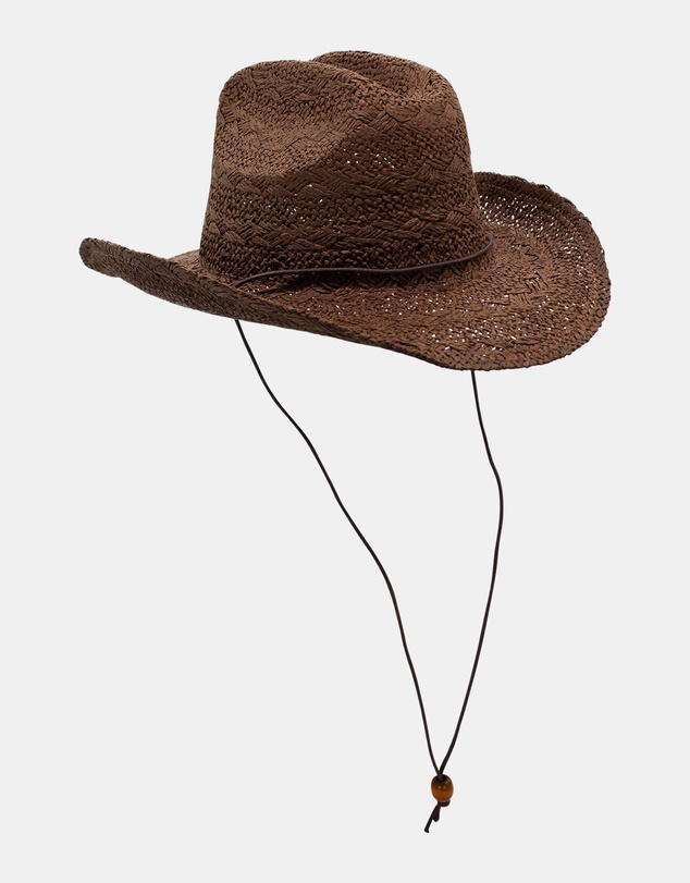 Morgan & Taylor - Wylder Woven Straw Cowboy Hat in Brown