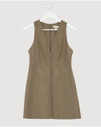 Revibe - Repaired Shona Joy Asher Fitted Mini Dress - AU 8