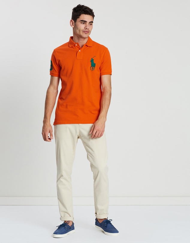 Polo Ralph Lauren - Custom Slim Fit Mesh Polo