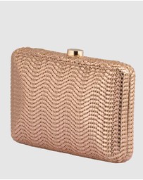 Olga Berg - Hannah Textured Clutch