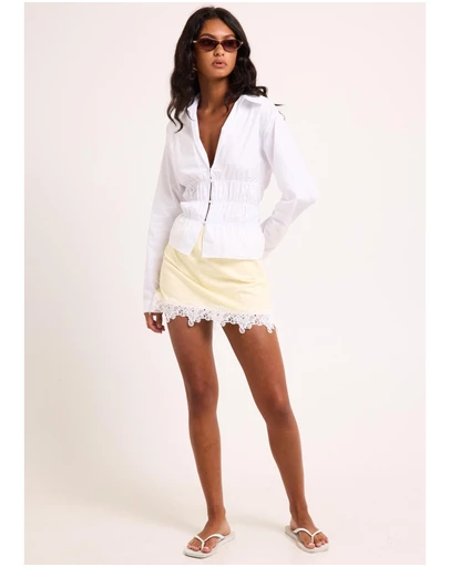 Subtitled - Adria Lace Mini Skirt