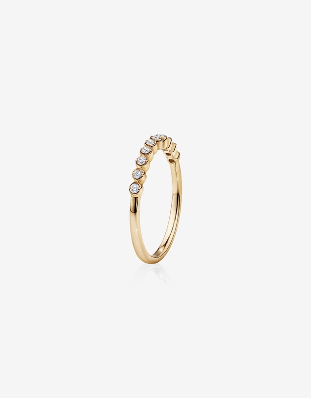 Michael Hill - Wedding Ring with 0.15 Carat TW Diamonds in 14kt Yellow Gold