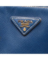 Pre-Loved by Azura Reborn - Pre-Loved Bicolor Saffiano Lux Promenade Dome Handbag