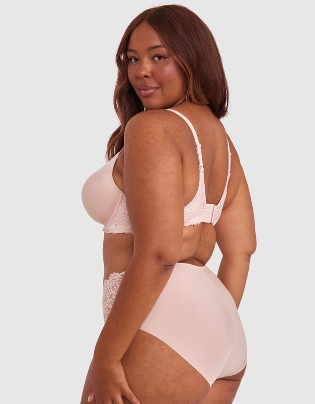Bras N Things - Audrey Full Brief Knicker - Blush Pink