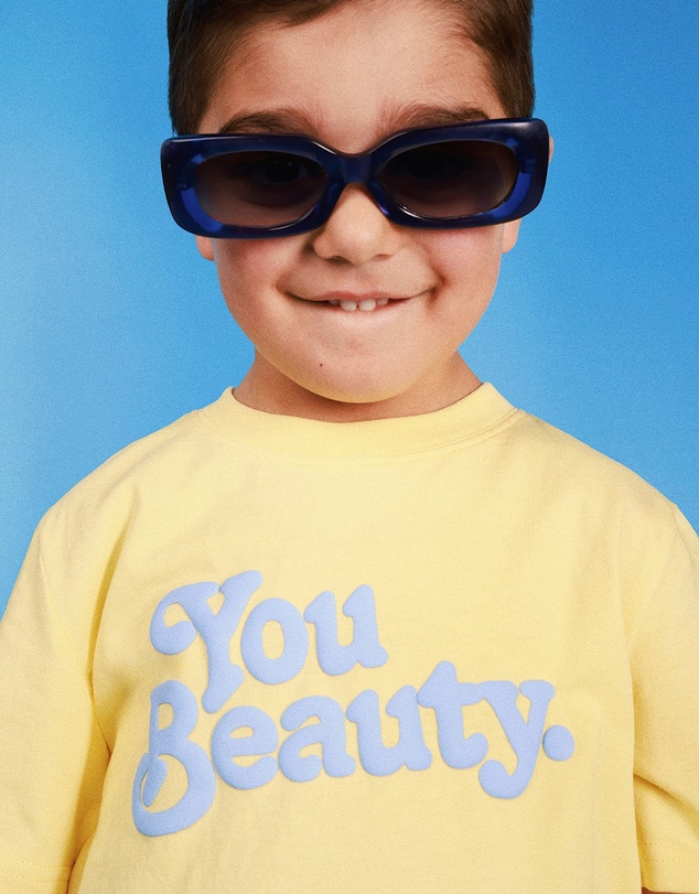 Skwosh - You Beauty Kids Slang Tee in Lemon