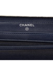 Pre-Loved by Azura Reborn - Pre-Loved Camellia Embossed Zip Around Long Wallet