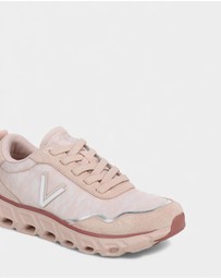 Vionic - Presley Lace-Up Sneaker - Cameo Rose