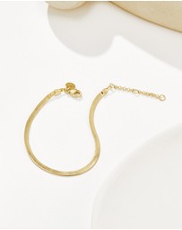 Mestige - Ethos Snake Chain Bracelet - 18K Gold Plated