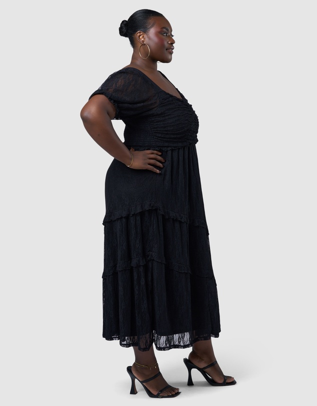 Sunday In The City - Highway Lace Midi Dress