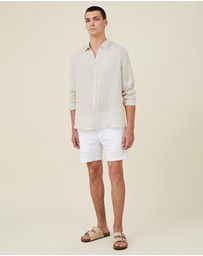 Cotton On - Linen Long Sleeve Shirt