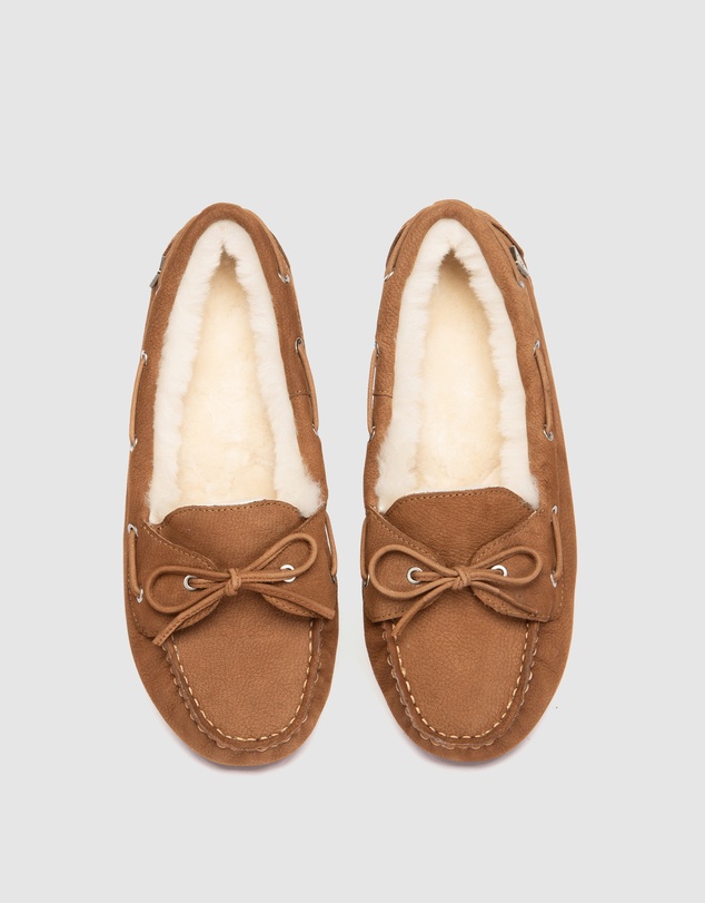 EVERAU - EverAU Ugg Pommie Cow Leather Upper Moccasins