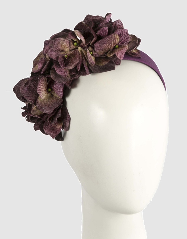Max Alexander - Purple Flowers Fascinator