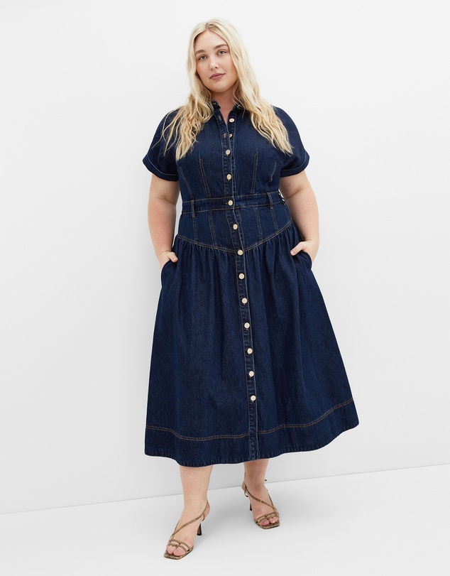 City Chic - Ari Denim Dress