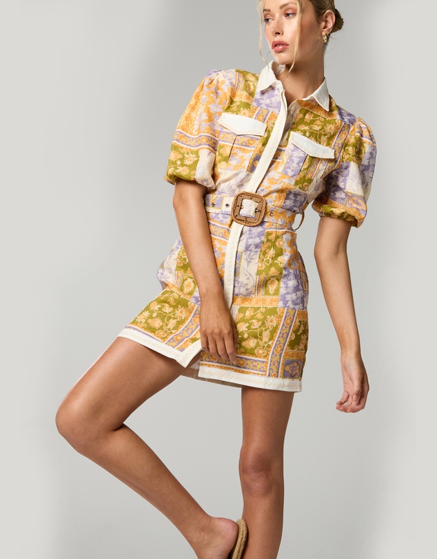 Winona - Billie Button Up Short Dress