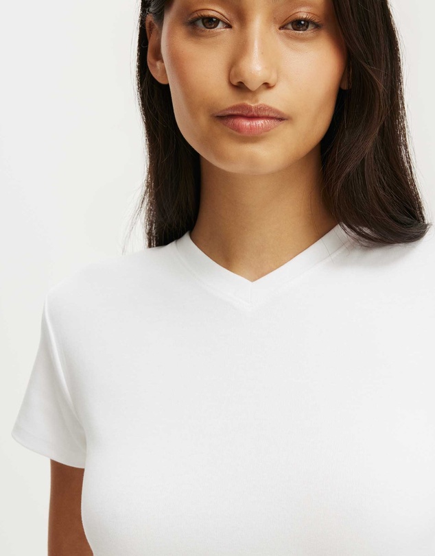 Cotton On - 90S Baby V Neck Tee