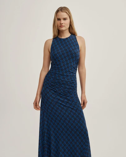 Witchery - Ruch Crew Neck Mesh Dress