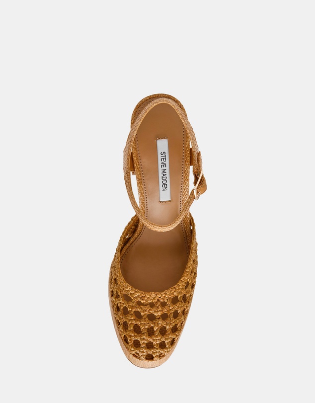 Steve Madden - Lexie-Raff Cognac Heels