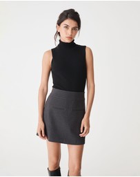 Forcast - Lara A-line Mini Skirt