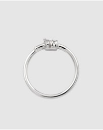 Kuzzoi - ICONIC EXCLUSIVE - Ring Male Big Spike Wire Design 925 Sterling Silver