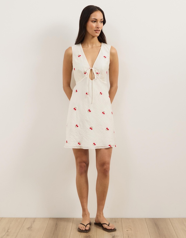 Atmos&Here - Luna Embroidered Mini Dress