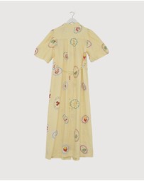 Revibe - Repaired AERE Marisol Midi Shirt Dress - AU 8