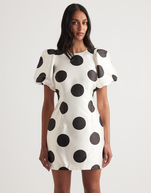 Decjuba - Zayn Puff Sleeve Mini Dress