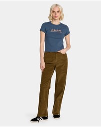 Volcom - Womens Stoney Time Ringer T-Shirt
