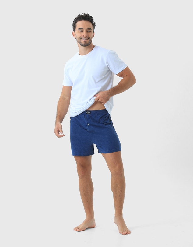Coast Clothing - 2 Pack Navy Knit Boxers - Navy