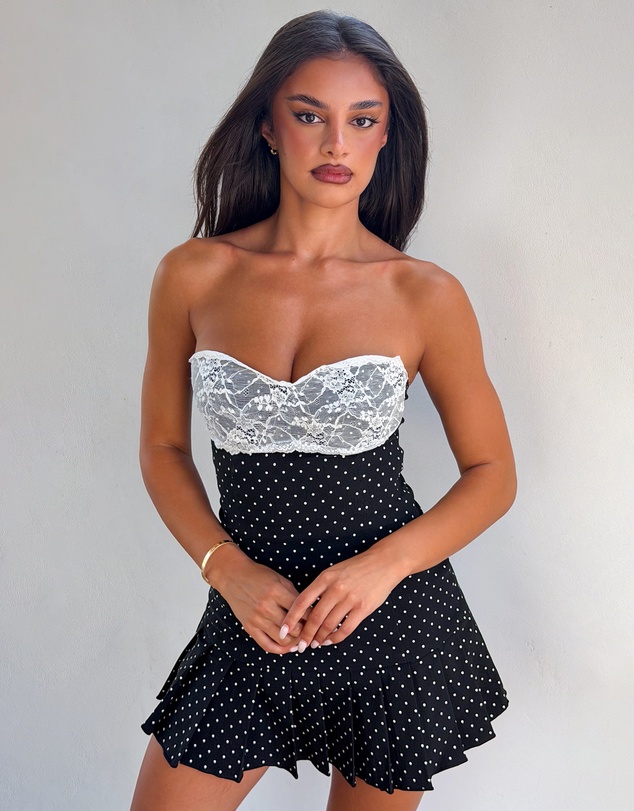 Tigermist - Kittie Lace Pleat Dress